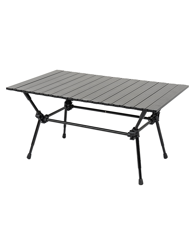 Lifting Folding Portable Picnic Camping Table Adjustabled Height Roll-Up Table For Party, Patio, Picnic