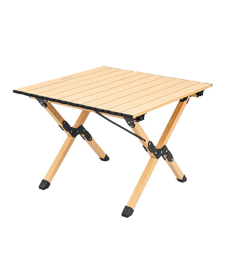 Supersun Outdoor Aluminum Folding Table Roll-Up Outdoor Picnic Table